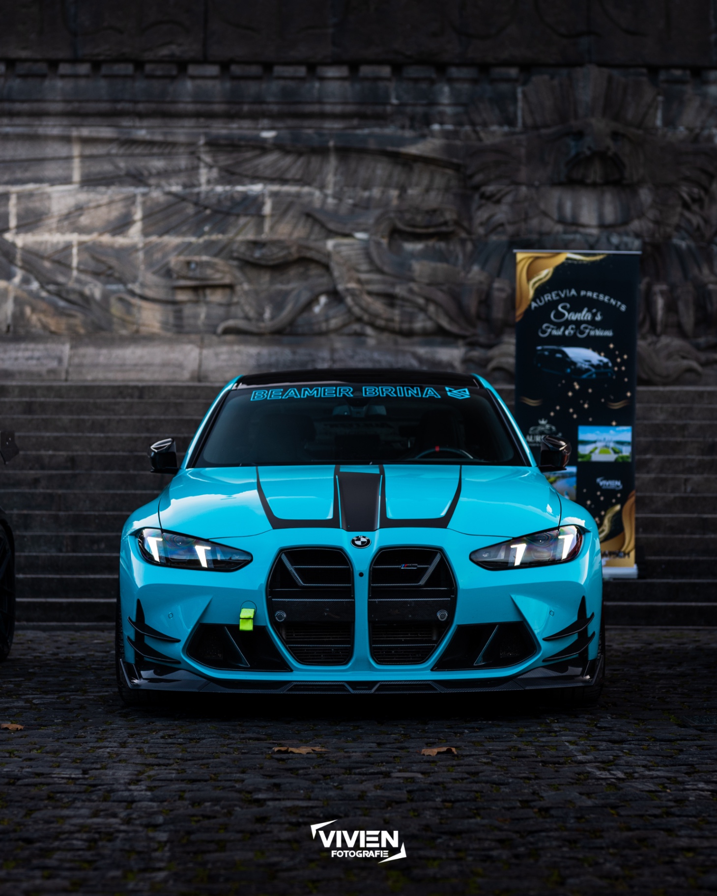 BMW M3 · Tiffany Blue · Beamer Brina