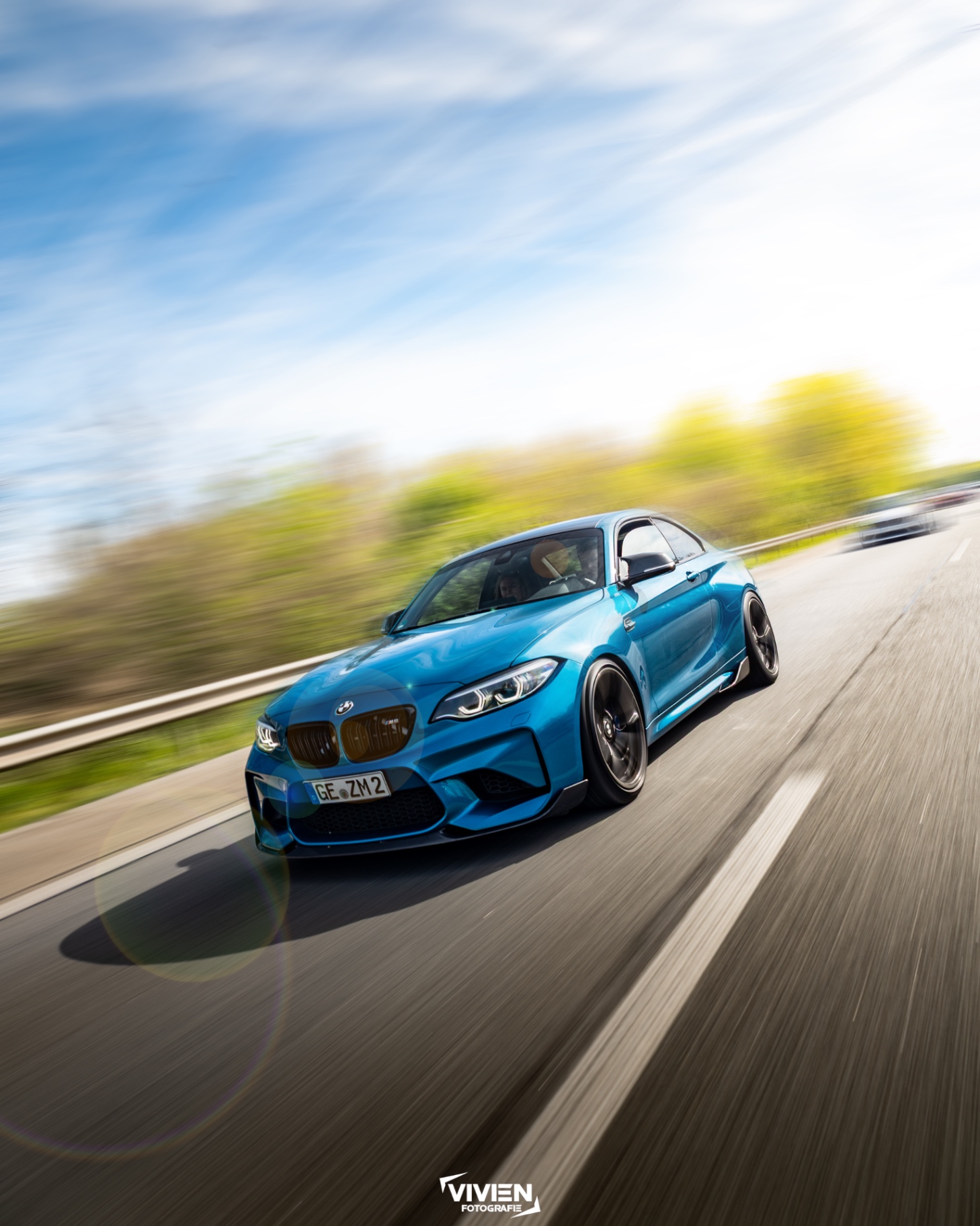 M2 · Zandvoort Blue · Rolling Shot