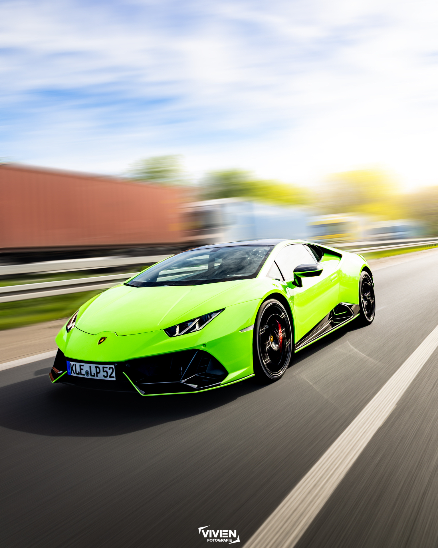 Huracán EVO · Verde Mantis · Autobahn Rolling