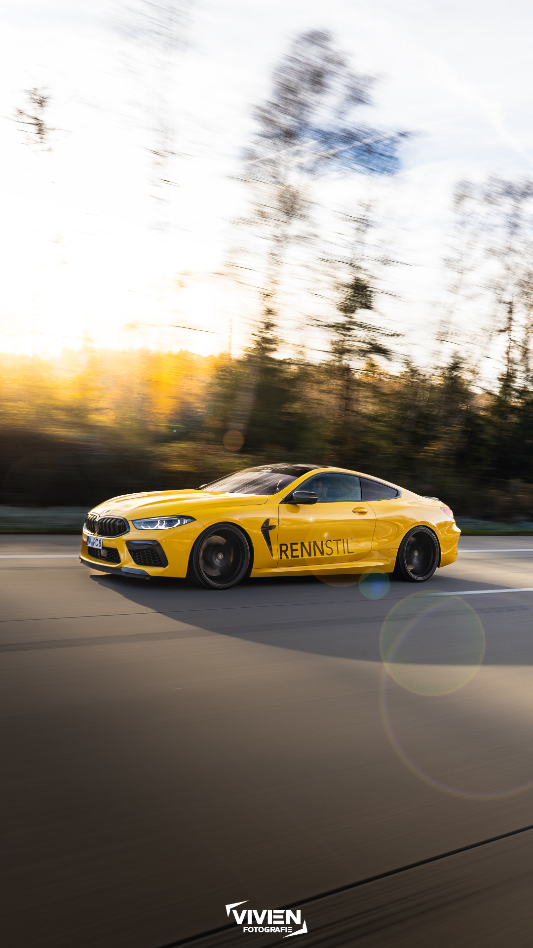 BMW M8 · Rennstil · Golden Motion