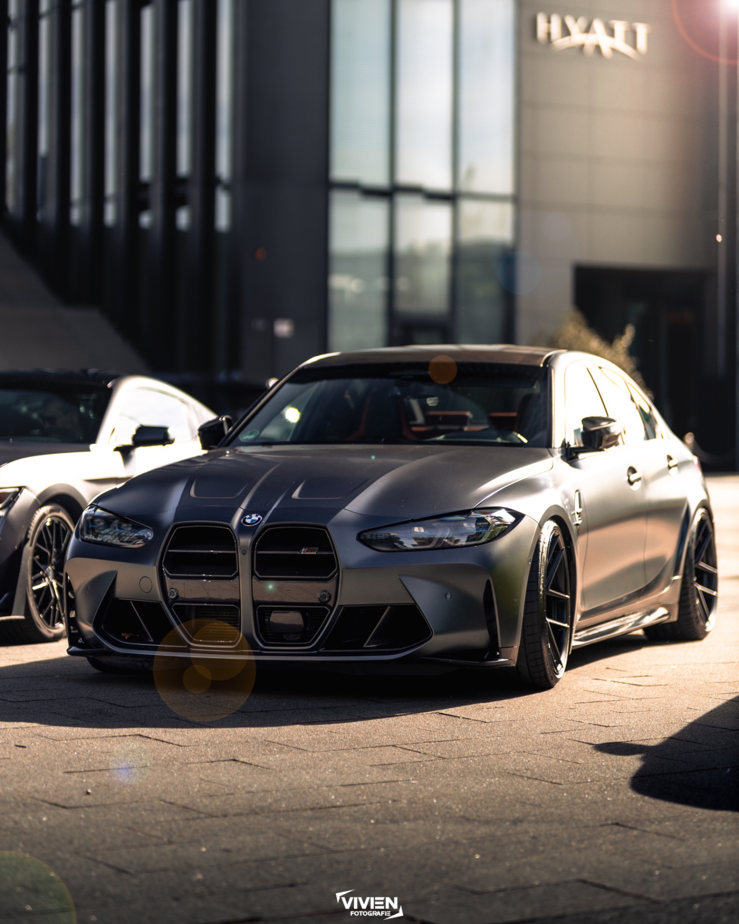 M3 G80 · Frozen Grey · Hyatt Vorfahrt