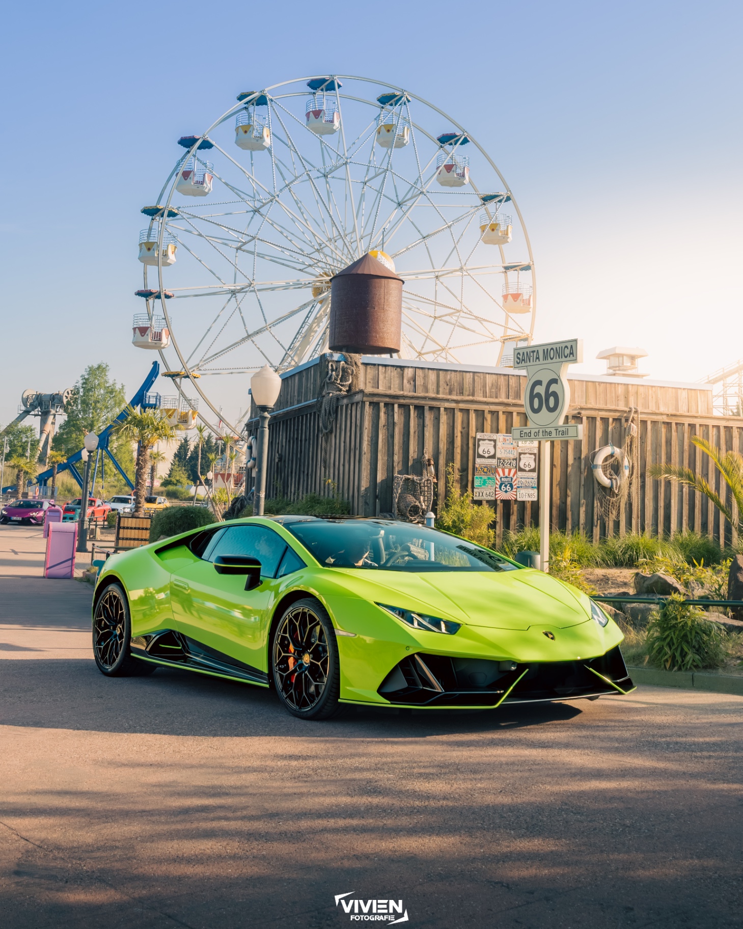 Huracán EVO · Verde Mantis · Route 66