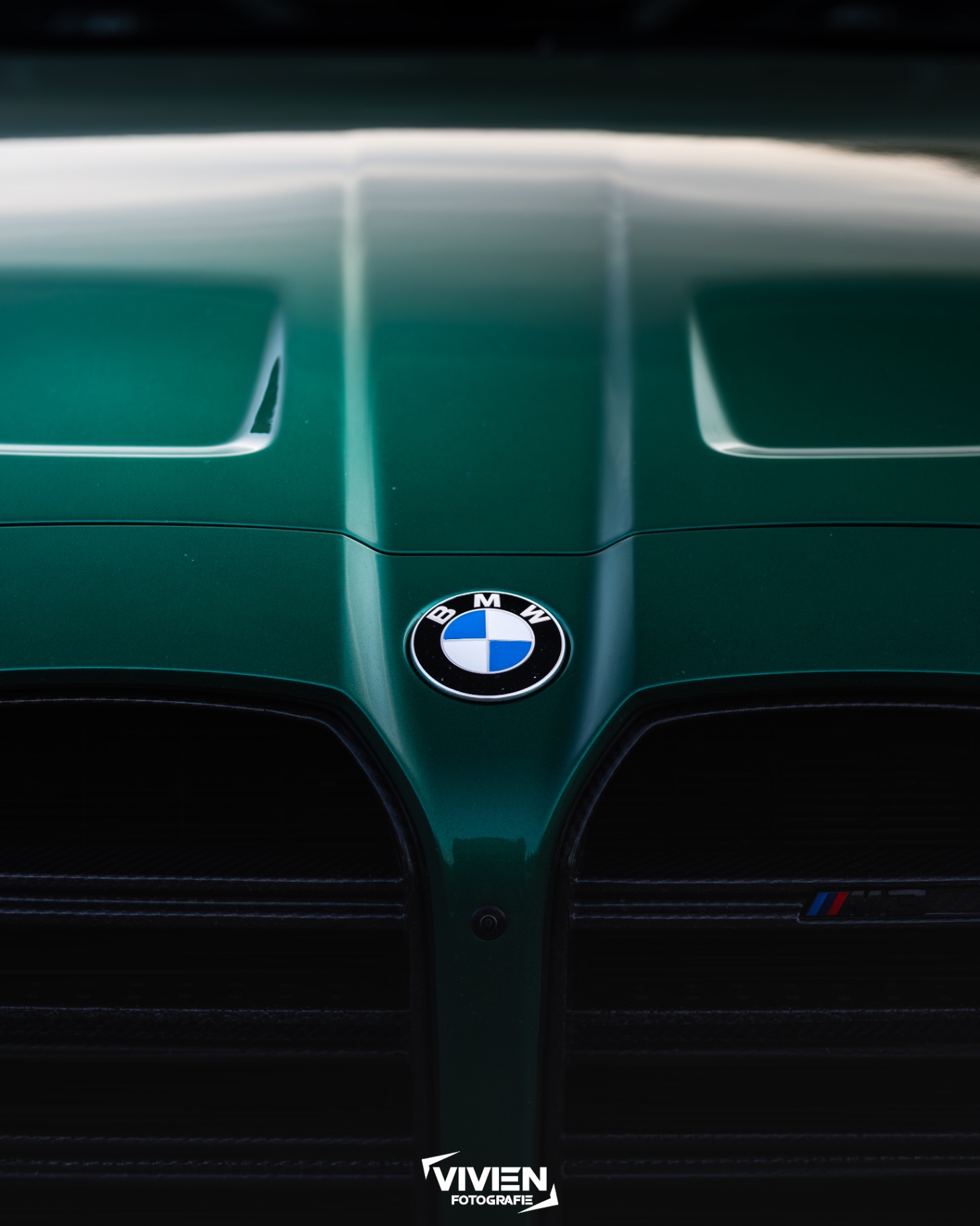 BMW M3 · British Racing Green · Front Detail