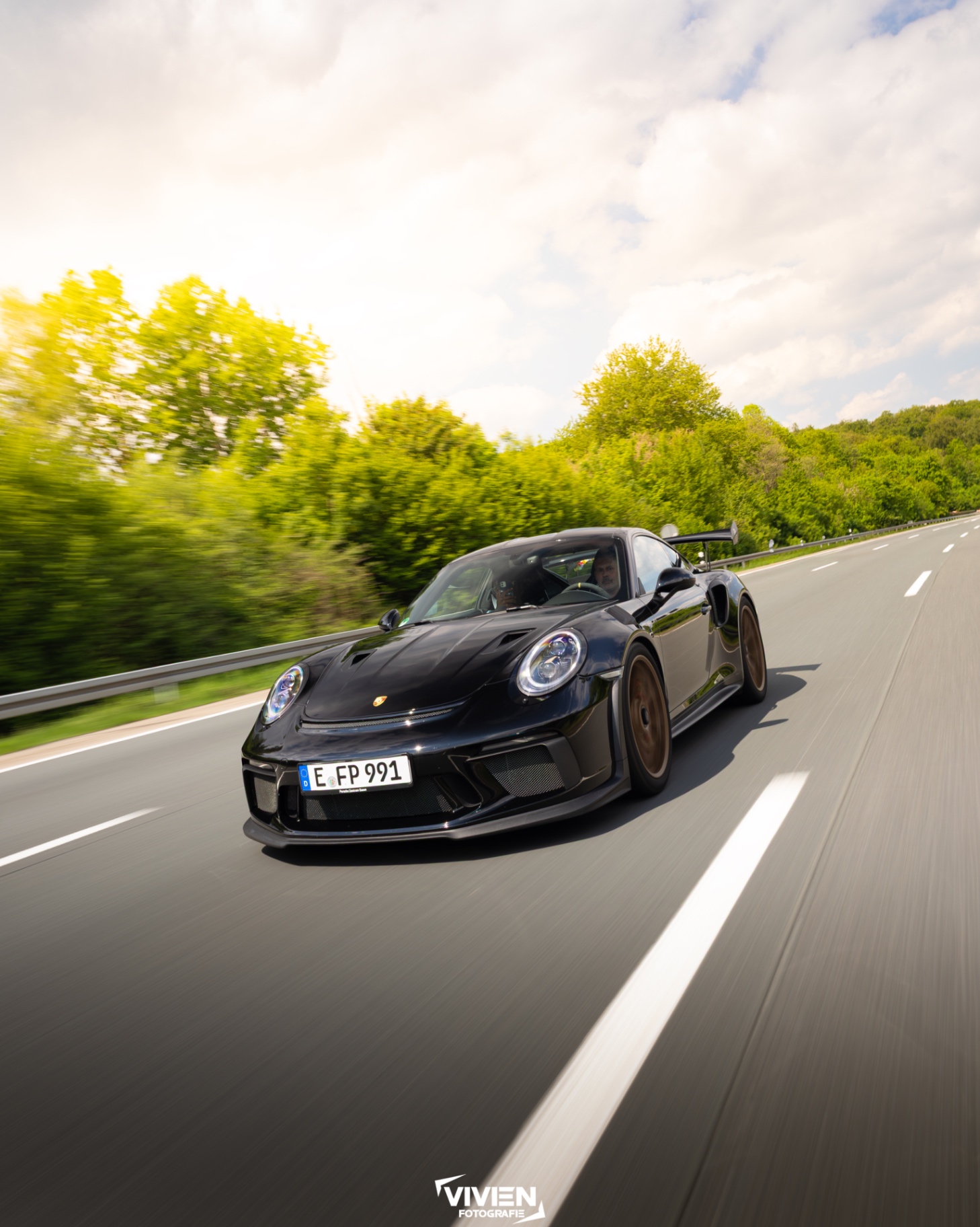 991 GT3 RS · Jet Black · Bronze Wheels