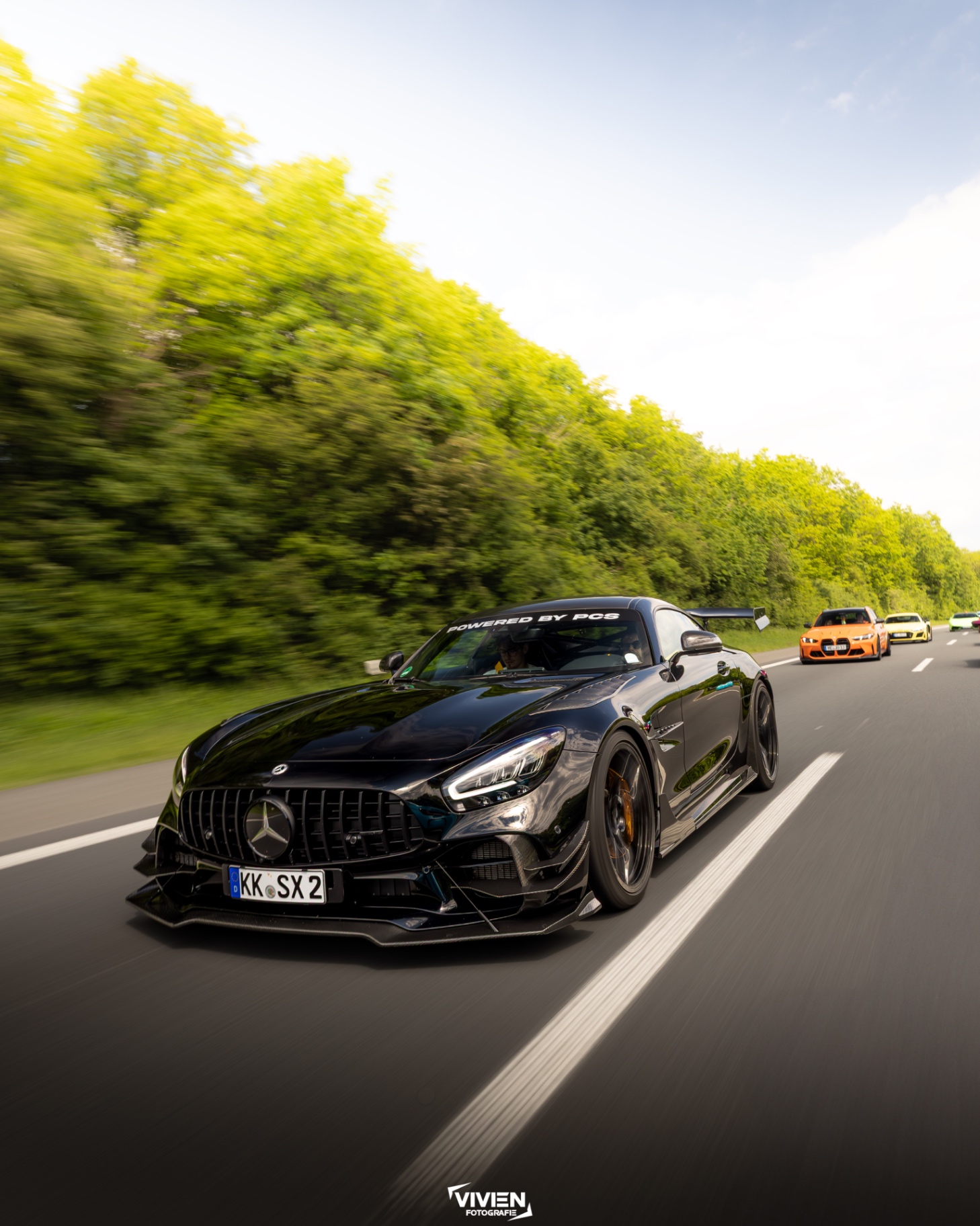 AMG GT · Powered by PCS · Obsidian Black