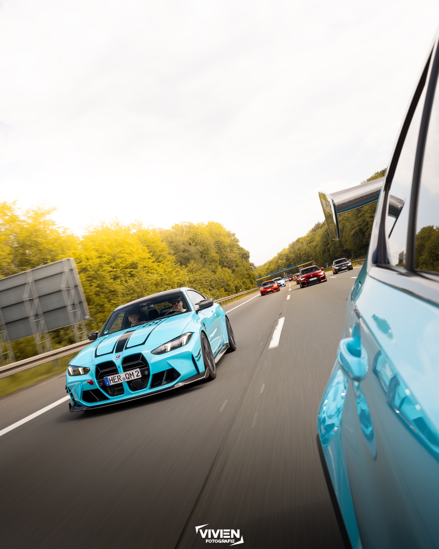 M4 Miami Blue · Konvoi-Perspektive