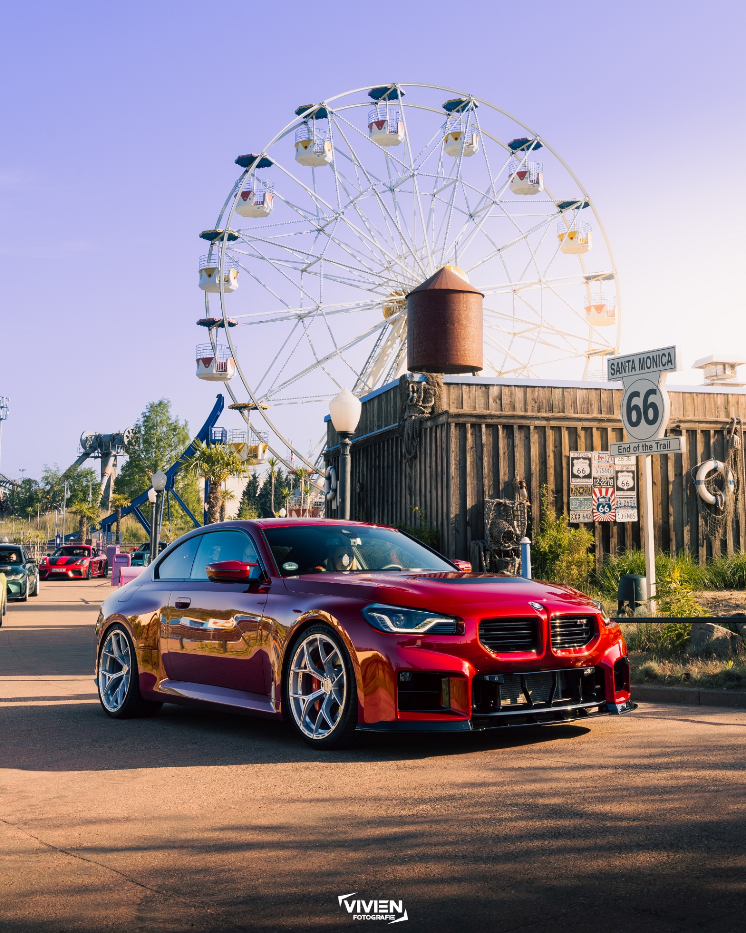 M2 G87 · Toronto Red · Polished Wheels