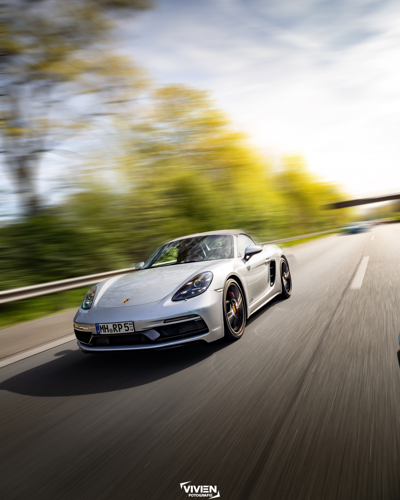 718 Boxster GTS · GT Silver · Autobahn Sweep